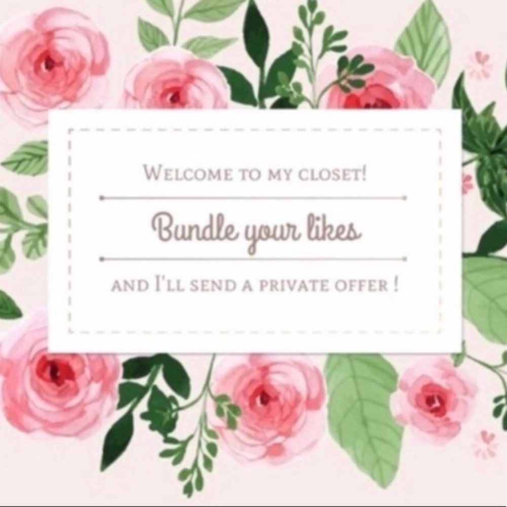Welcome to My Closet Be sure to bundle your likes!